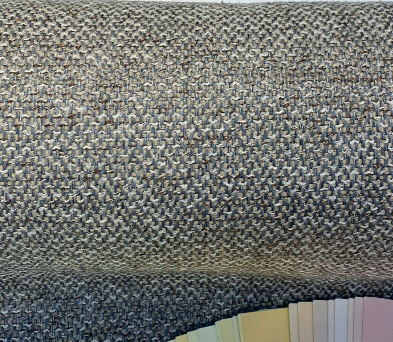 1 Yard Charcoal Taupe Chenille Upholstery Fabric 56″ Wide Soft Textured 78% Polyester 22% Viscose